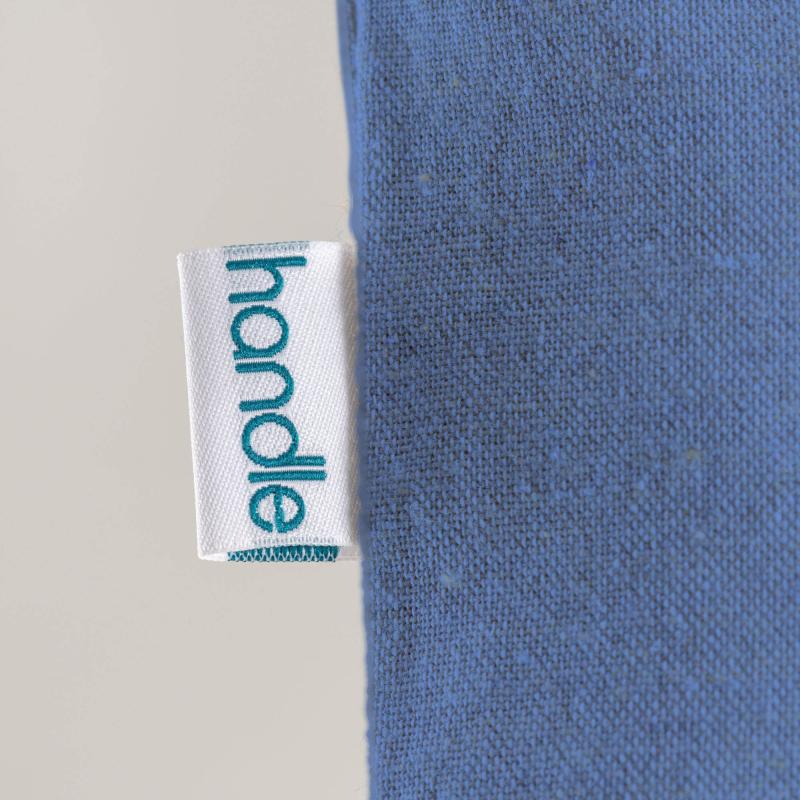 Bolsa de algodón reciclado de 190 g / m2, asas largas