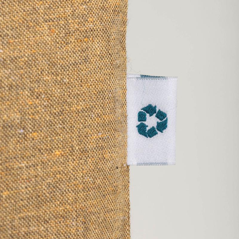 Bolsa de algodón reciclado de 190 g / m2, asas largas