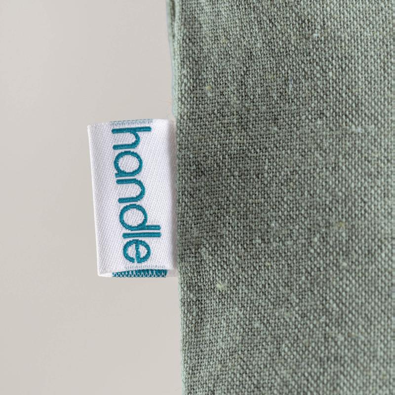 Bolsa de algodón reciclado de 190 g / m2, asas largas