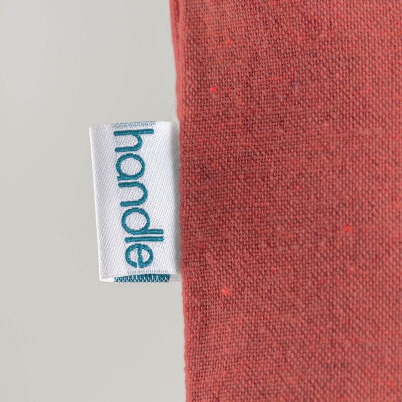 Bolsa de algodón reciclado de 190 g / m2, asas largas