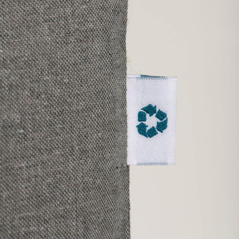 Bolsa de algodón reciclado de 190 g / m2, asas largas