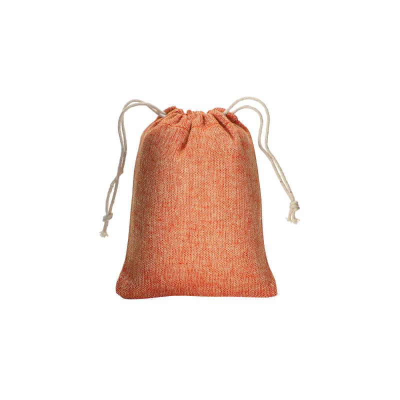 Mochila de algodón reciclado 150g / m2, 10 x 14 cm