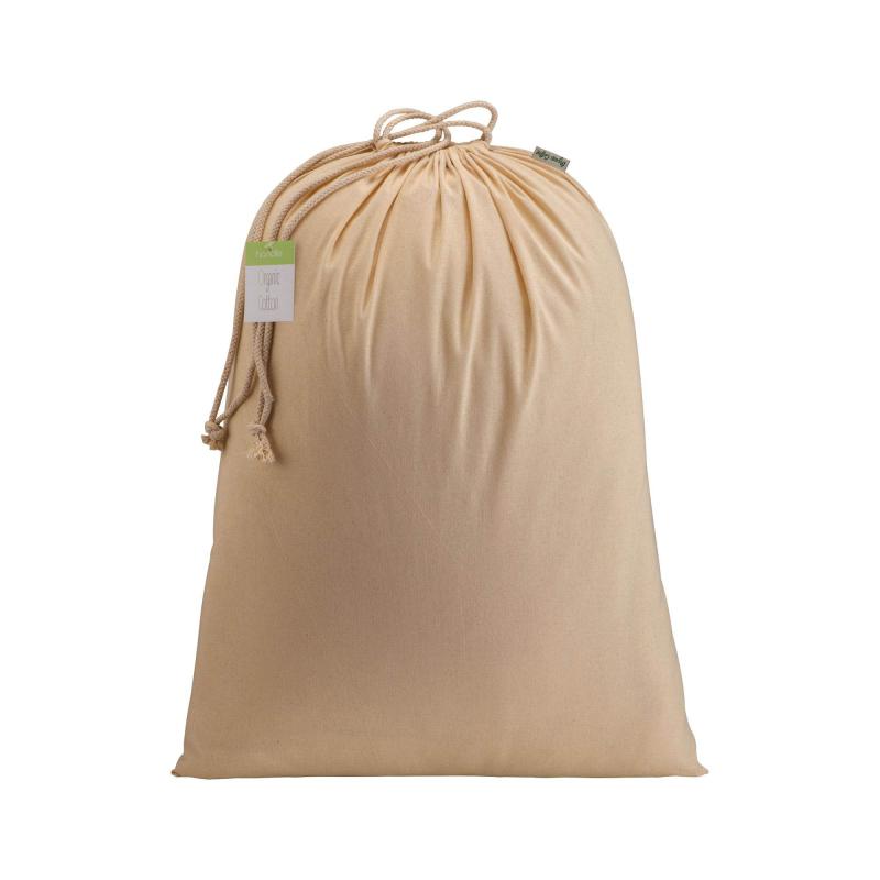 Mochila de regalo de algodón orgánico 140g / m2, 40 x 50cm