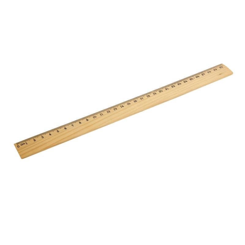 Regla de madera de 30 cm
