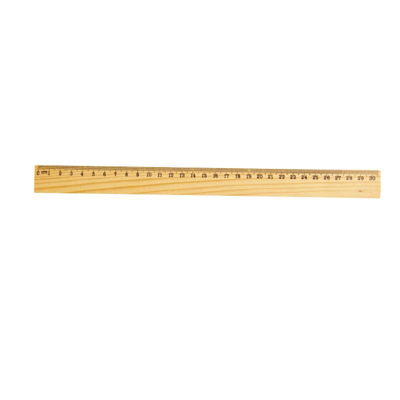 Regla de madera de 30 cm