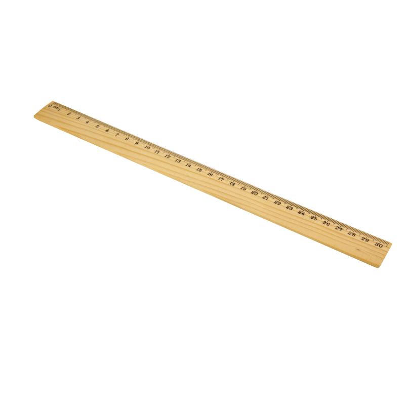 Regla de madera de 30 cm