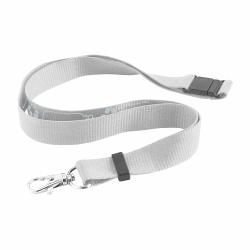Cinta para el cuello R-PET con mosquetón y cierre de seguridad (PET reciclado)