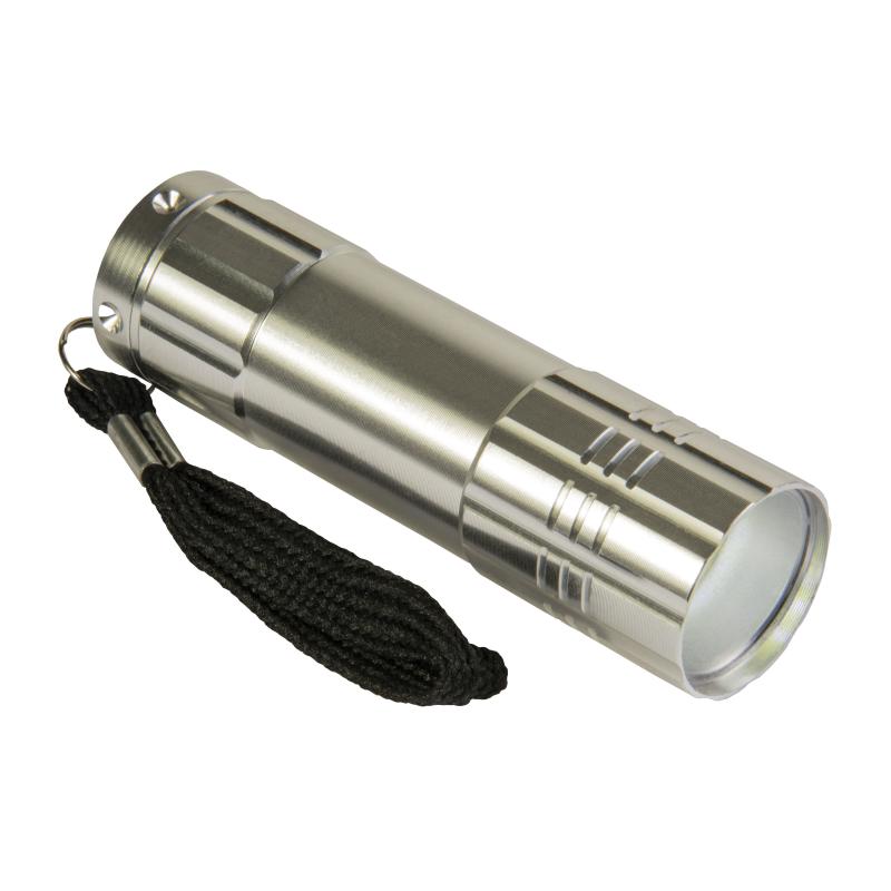 Linterna LED COB (Chip On Board) de aluminio (pilas NO incluidas)