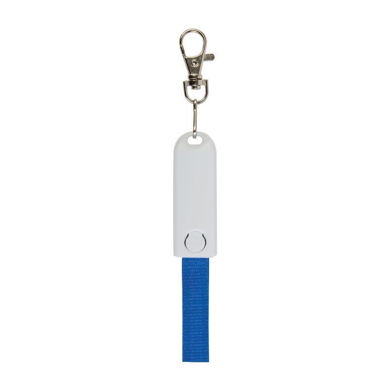 Cordón con mosquetón con función de cable de carga con conector C / USB tipo Micro-USB / L