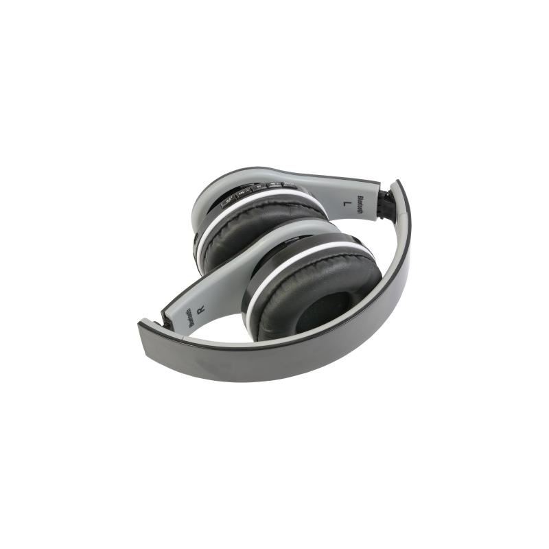 Auriculares estéreo bluetooth plegables con micrófono incorporado