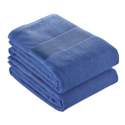 Toalla de algodón con banda blanca marcable