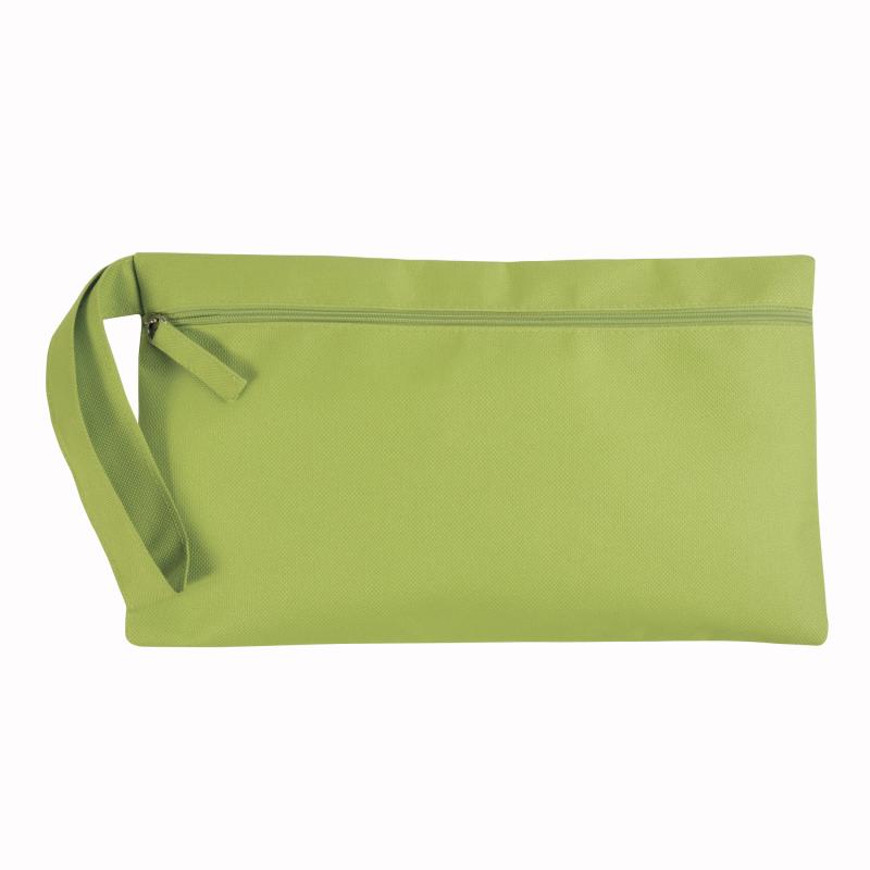 Maletín de poliéster con cierre de cremallera y asa