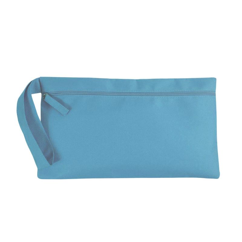 Maletín de poliéster con cierre de cremallera y asa