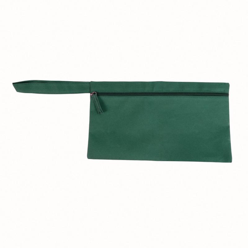 Maletín de poliéster con cierre de cremallera y asa