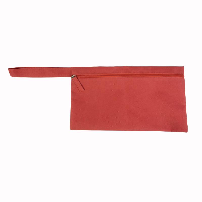 Maletín de poliéster con cierre de cremallera y asa