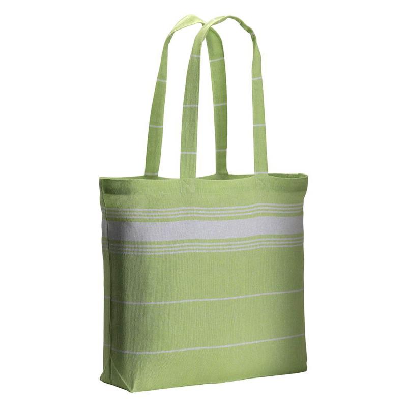 Bolsa de algodón fouta 180 g/m2, asas largas