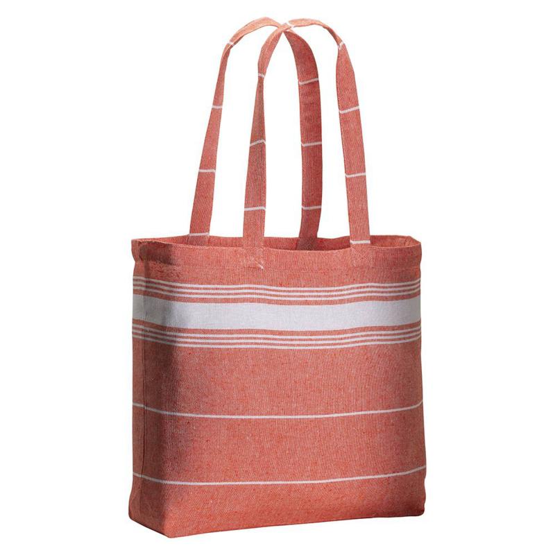 Bolsa de algodón fouta 180 g/m2, asas largas