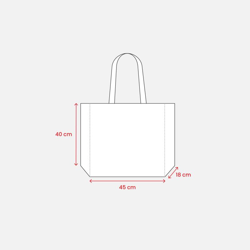 Bolso de la compra no tejido laminado con asas largas de color y refuerzo