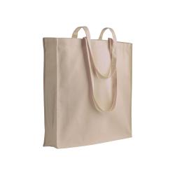 Bolsa de canvas en varios colores 180 gr/m&sup2; y asas de 75 x 2,5 cm. Medidas 38 x 42 x 8,5 c