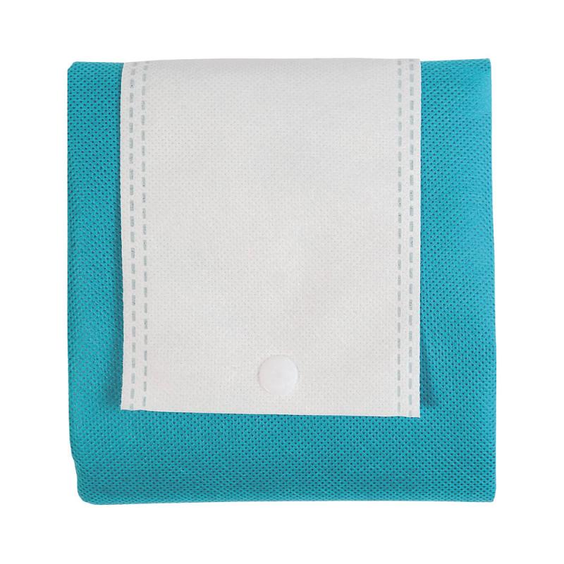 Shopper plegable en TNT 80g / m2 termosellada, asas cortas