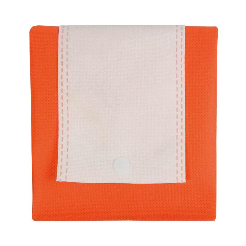 Shopper plegable en TNT 80g / m2 termosellada, asas cortas