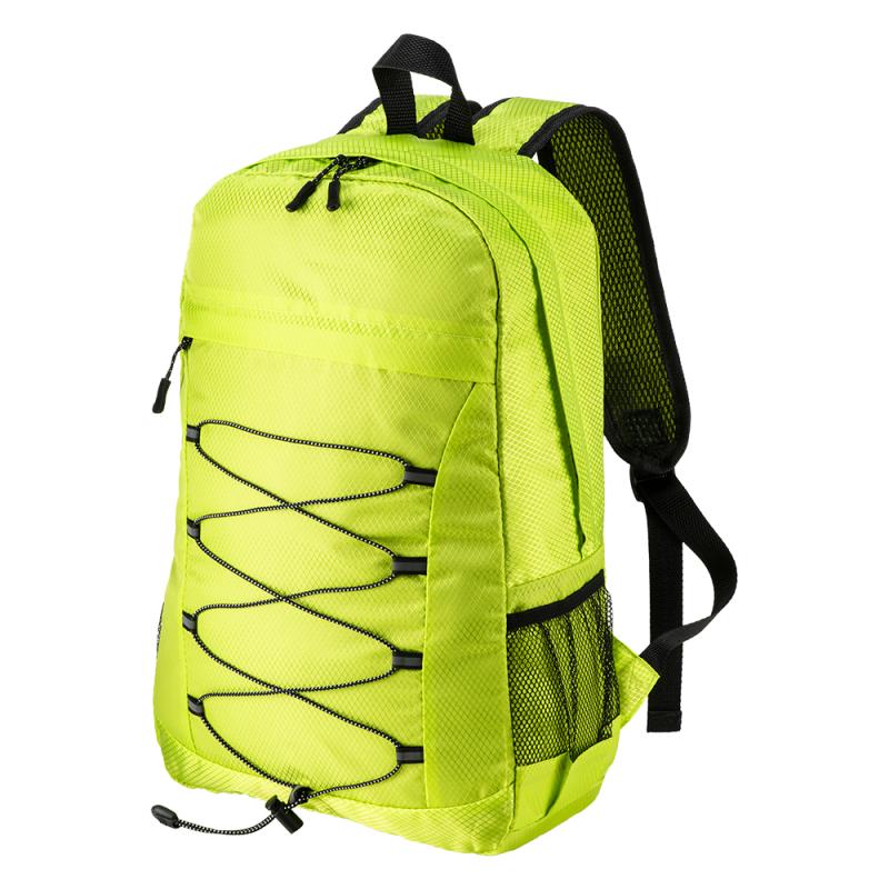 Mochila de poliéster 210D RIPSTOP plegable con 4 bolsillos