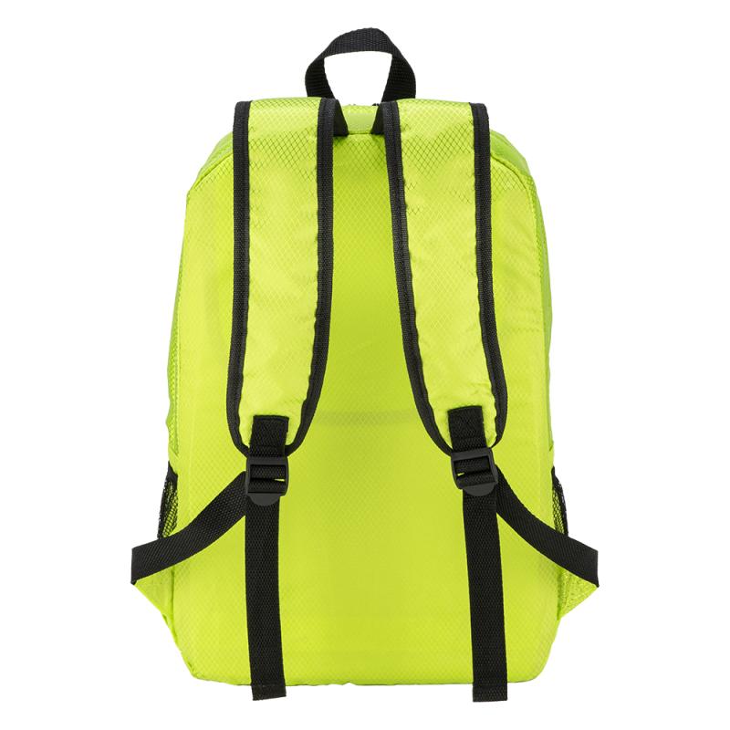 Mochila de poliéster 210D RIPSTOP plegable con 4 bolsillos