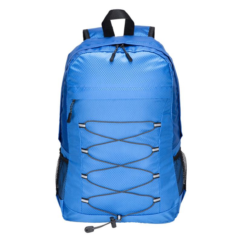 Mochila de poliéster 210D RIPSTOP plegable con 4 bolsillos