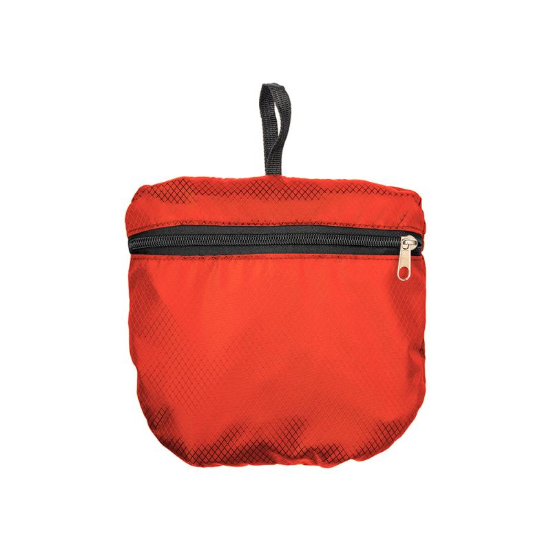 Mochila de poliéster 210D RIPSTOP plegable con 4 bolsillos