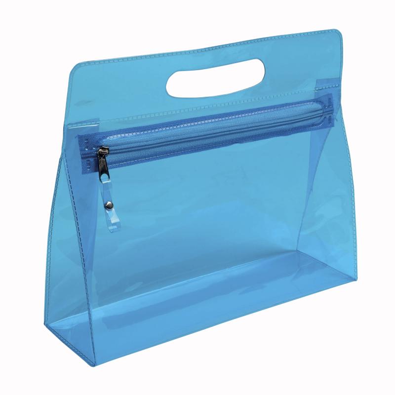 Belleza en PVC con cierre de cremallera y asa