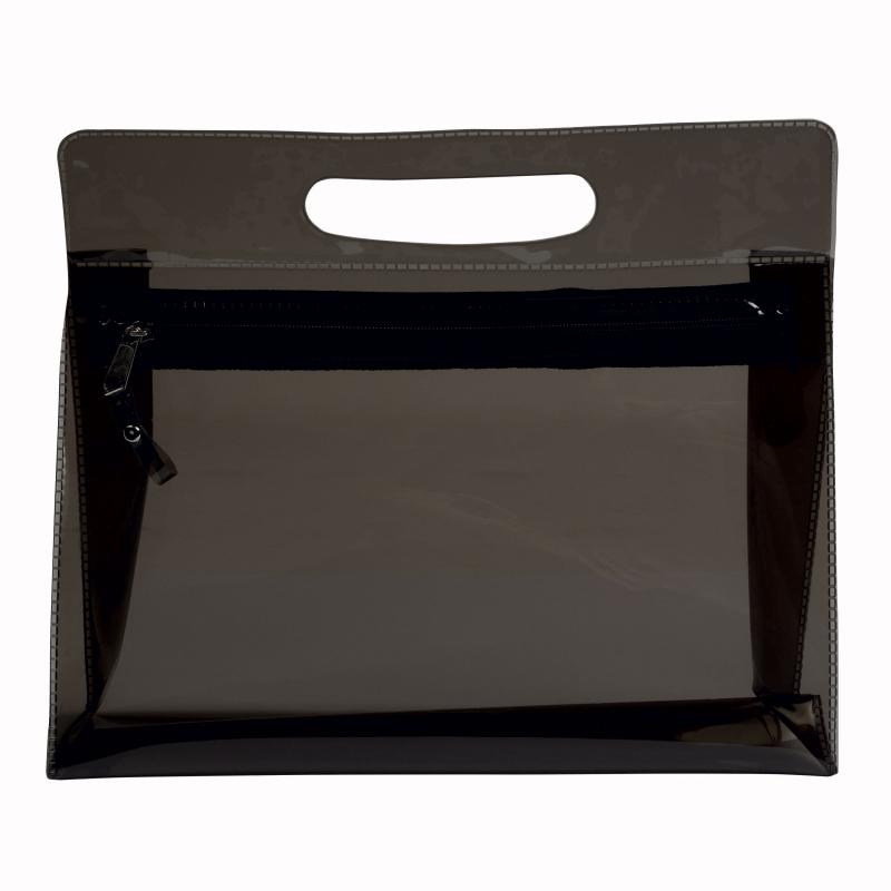 Belleza en PVC con cierre de cremallera y asa