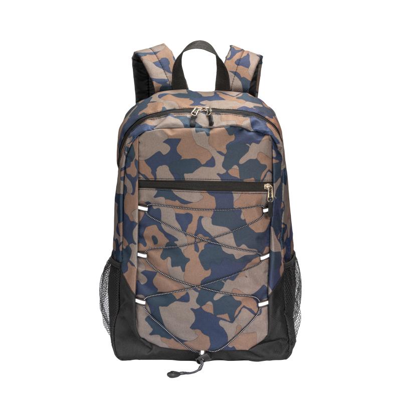 Mochila de poliéster 600D con espalda acolchada y espalda elástica