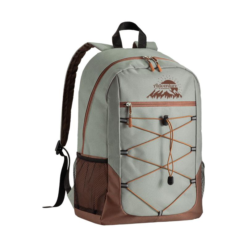 Mochila de poliéster 600D con espalda acolchada y espalda elástica