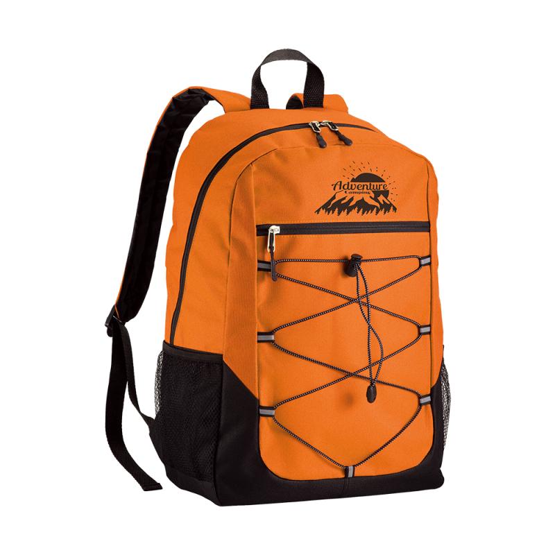 Mochila de poliéster 600D con espalda acolchada y espalda elástica