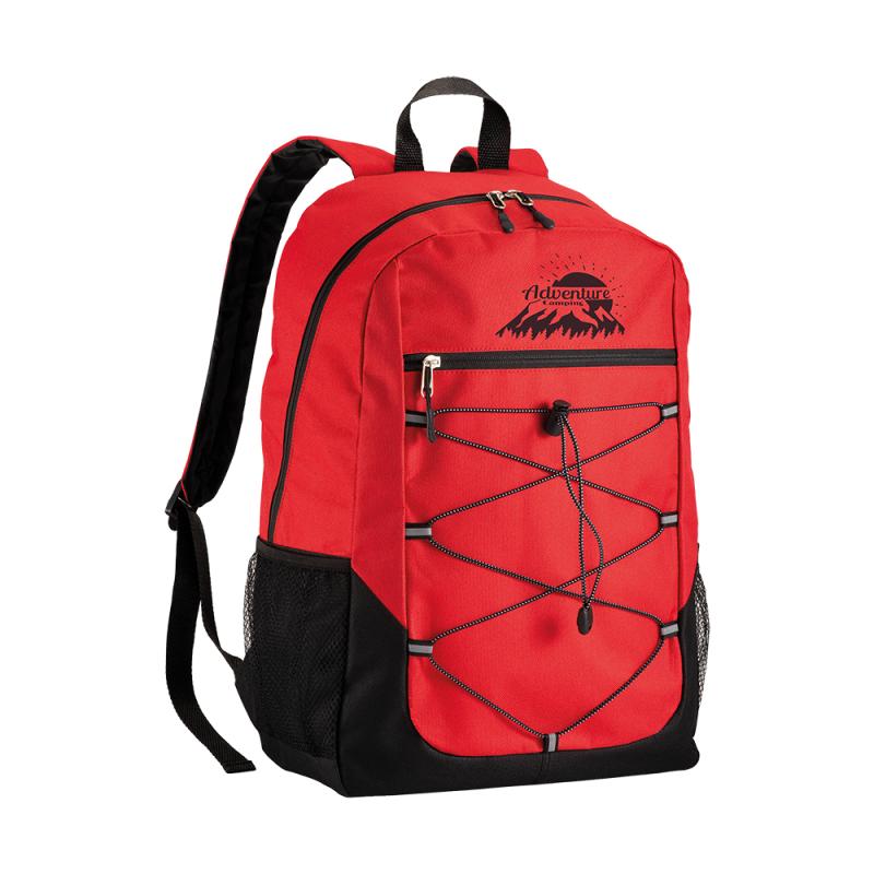 Mochila de poliéster 600D con espalda acolchada y espalda elástica