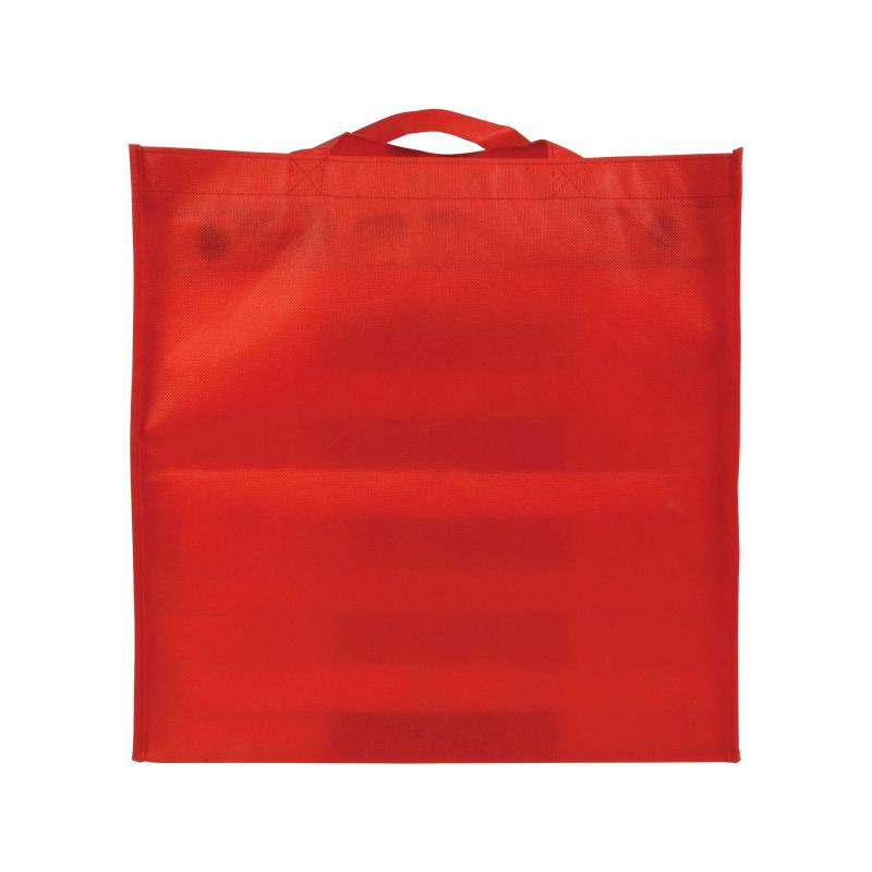 Bolsa shopper de tejido sin tejer 100 g/m2 con asas largas y fuelle