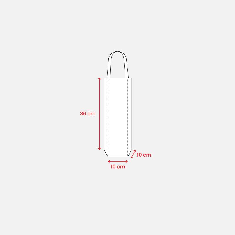 Portabotella de vino de tejido sin tejer