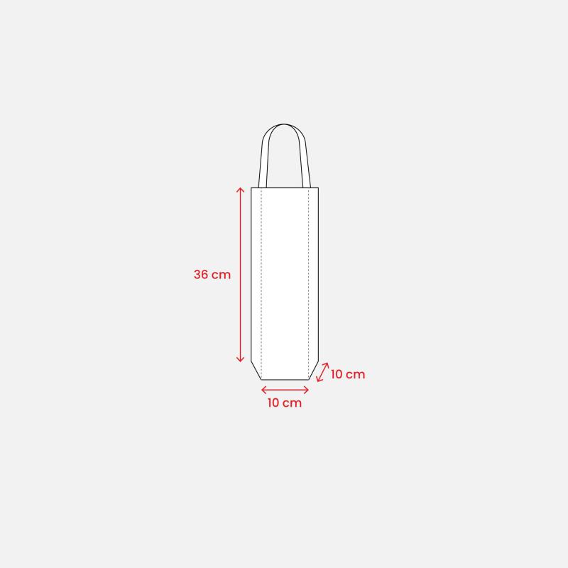 Portabotella de vino de tejido sin tejer