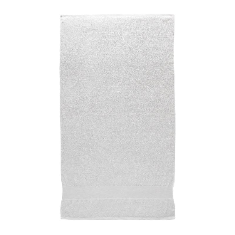 Toalla de algodón con banda mate marcable