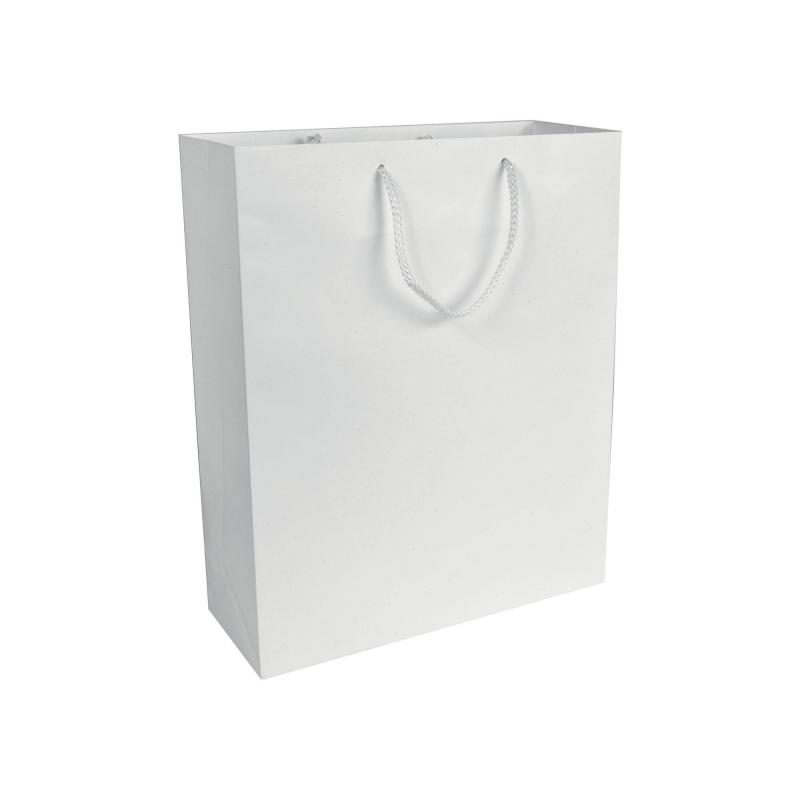 Bolsa de papel laminado mate 35x26x11 cm
