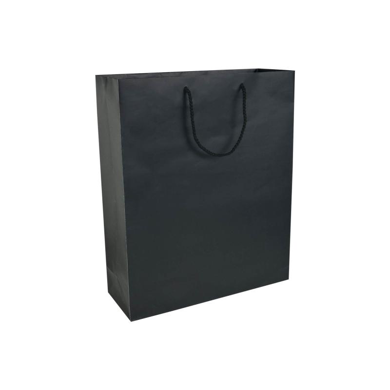 Bolsa de papel laminado mate 22x10x29 cm