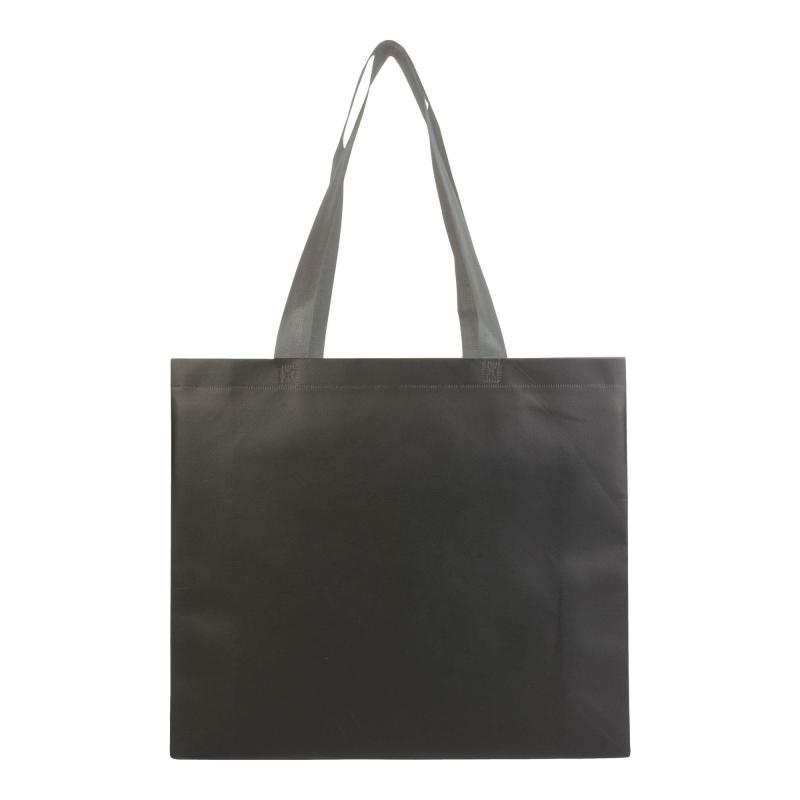 Bolsa laminada de tejido sin tejer, asas largas y fuelle