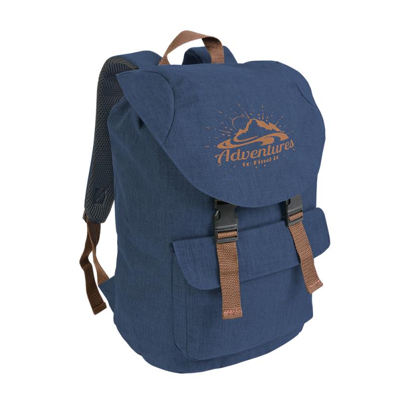 Mochila de polièster melange con dos bolsillos