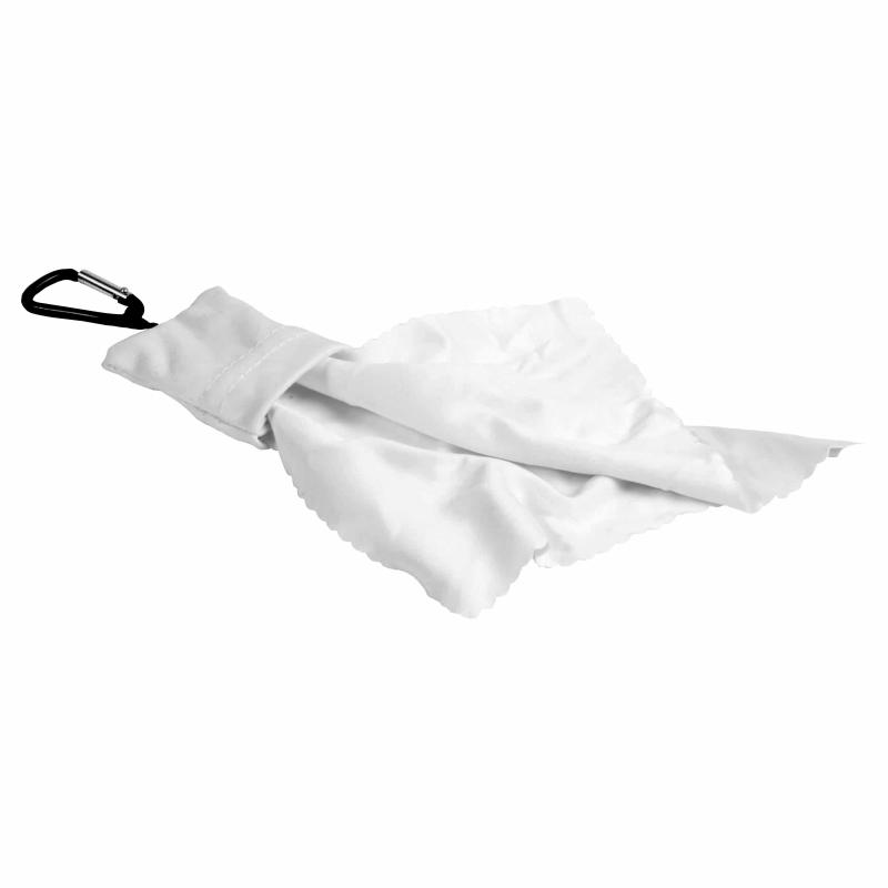 Llavero con el paño de limpieza de lentes