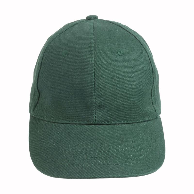Gorra de 6 paneles de algodón con cierre velcro