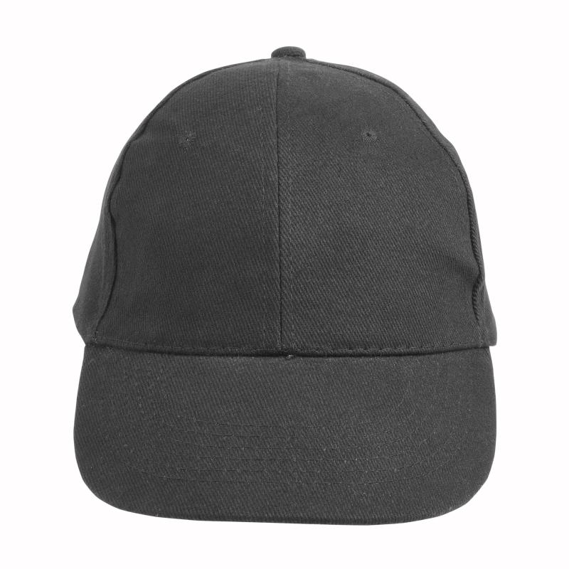 Gorra de 6 paneles de algodón con cierre velcro