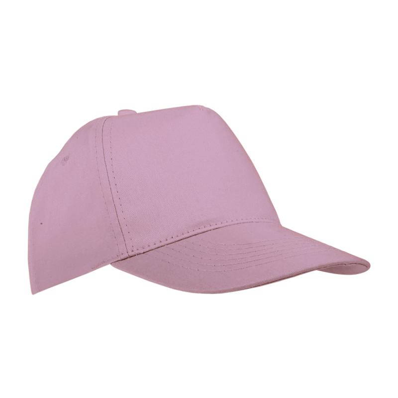Gorra de 5 paneles con cierre velcro