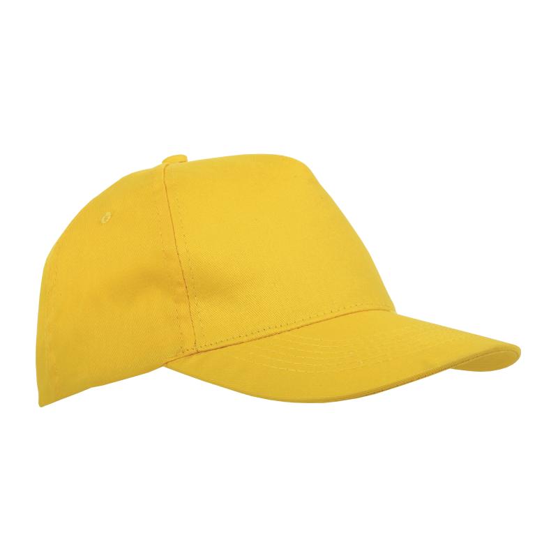 Gorra de 5 paneles con cierre velcro