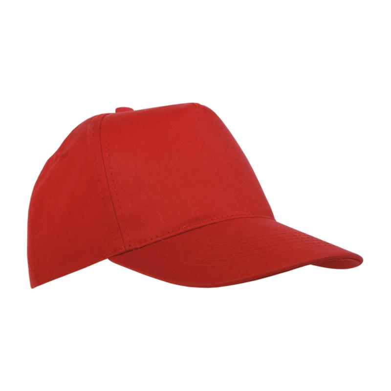 Gorra de 5 paneles con cierre velcro