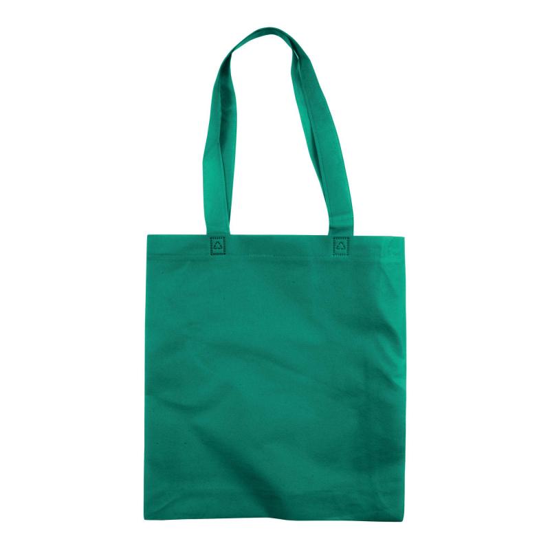 Bolsa de tejido sin tejer termosoldado, asas largas y fuelle